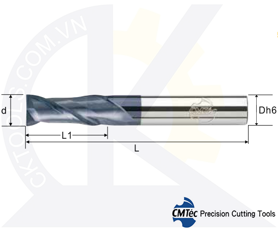 Dao phay CMTec CES2, Dao phay ngón CMTéc CES2