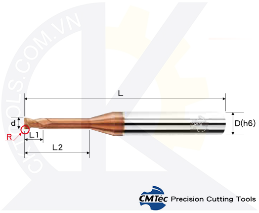 Dao phay CMTec NESND2, Dao phay ngónCMTéc NESND2