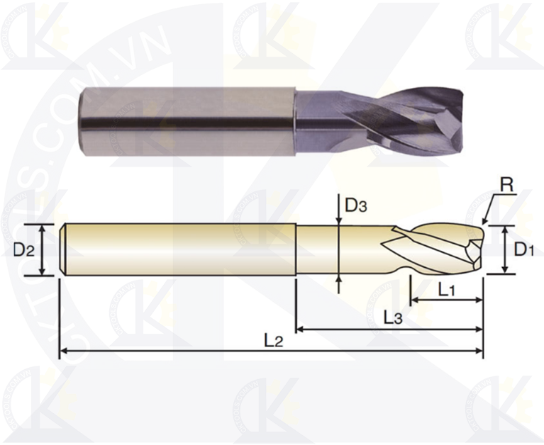 Dao phay nhôm YG EG909, Dao phay tinh nhôm YG EG909