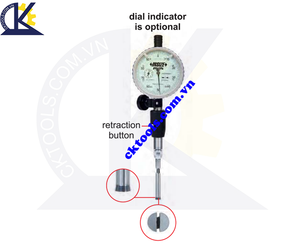  Đồng hồ đo lỗ  INSIZE  2429-20 , SPLIT TYPE  DIAL BORE GAGE SETS  FOR BLIND HOLES   2429-20