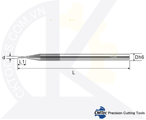 Dao phay CMTec MESS2-MESM2, Dao phay thép CMTéc MESS2-MESM2